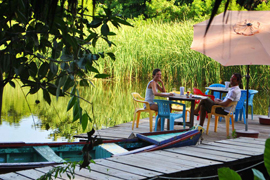 breakfast in the nature