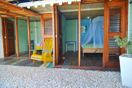 beachfront guests room in cabarete