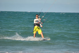 kiteboarding at kitecamp kite school